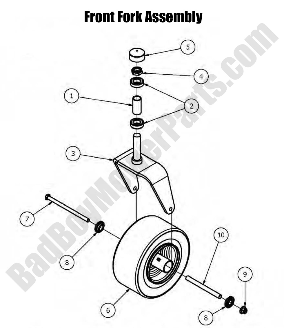 2016 Maverick - Front Fork Assembly